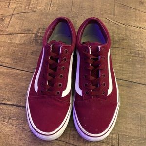 Maroon Vans